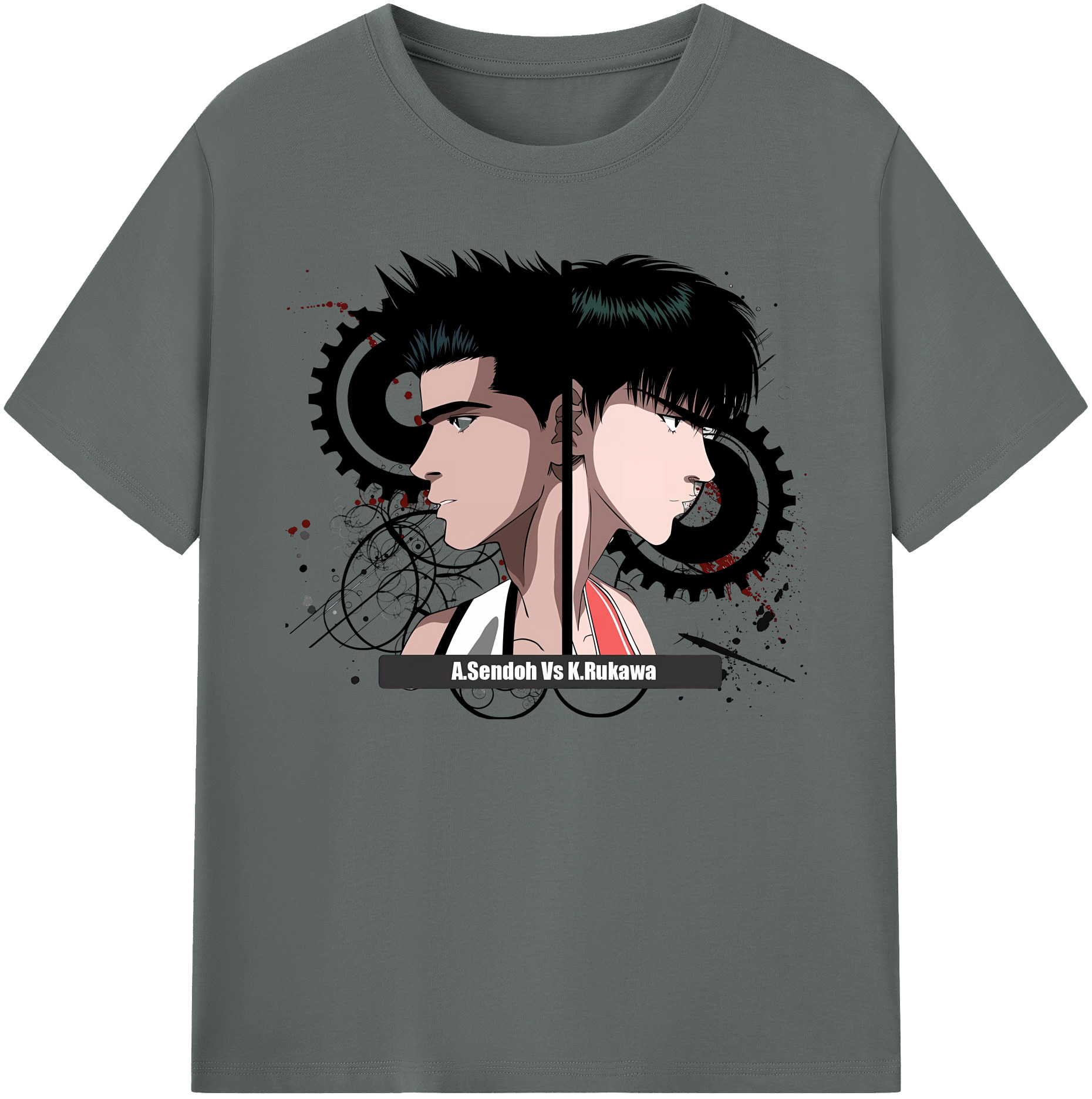 （画像用） SLAM DUNK／スラムダンク 綿100％ メンズ半袖Tシャツ｜肌触りやわらか＆通気性
